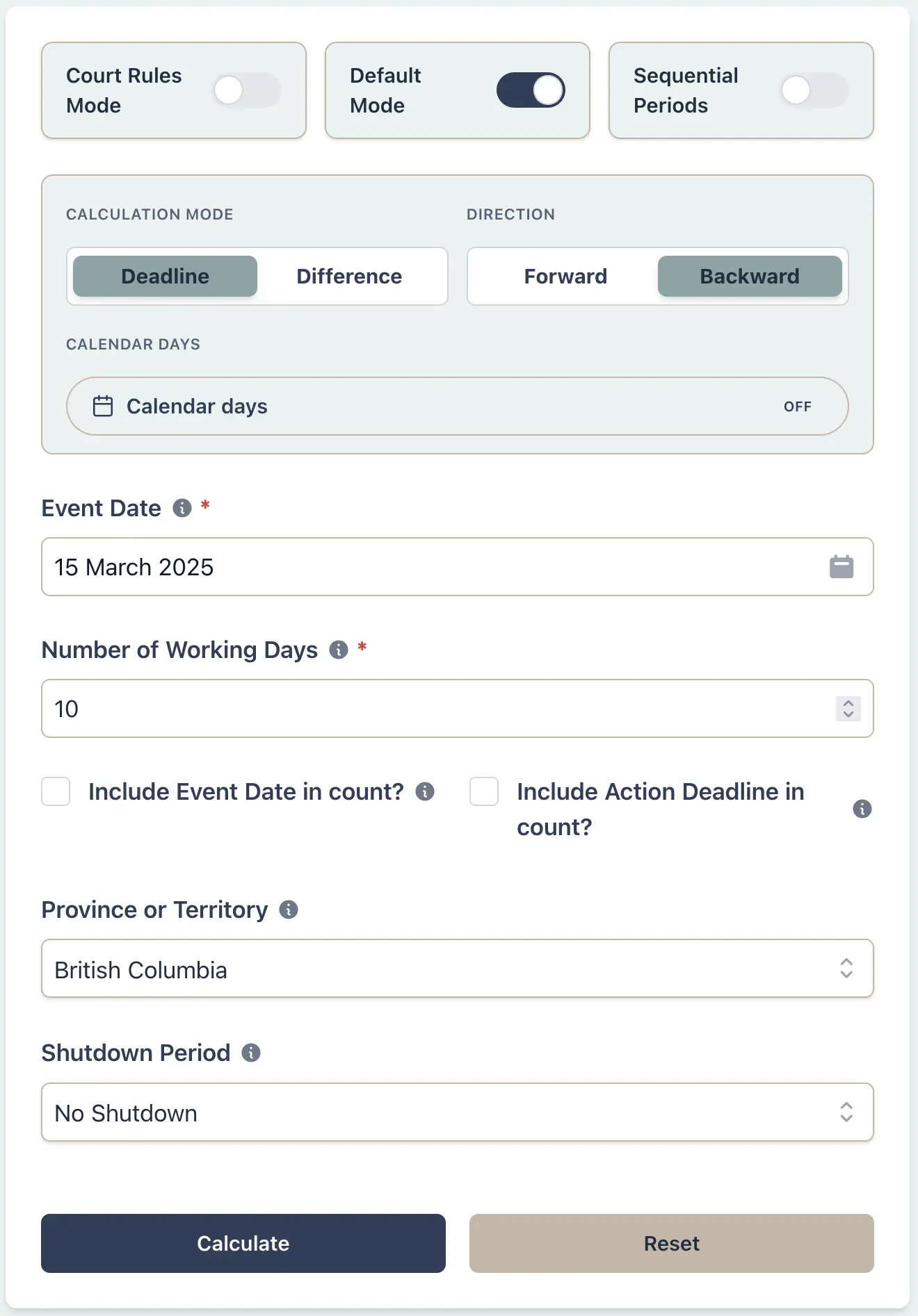 Contract termination notice workflow